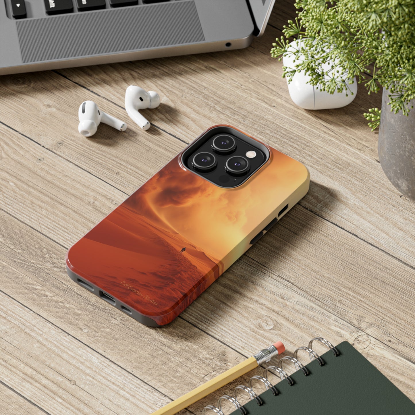 Introducing the "Desert Wanderer" Cell Phone Case – Embark on a Journey through Sand and Storm -Tough Phone Cases