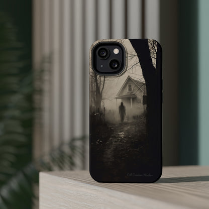 Introducing the "Ethereal Encounter" Cell Phone Case – Unveil the Mystery of the Ghostly Presence -MagSafe Tough Cases