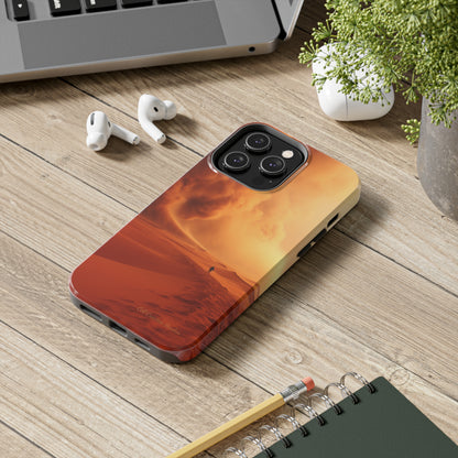 Introducing the "Desert Wanderer" Cell Phone Case – Embark on a Journey through Sand and Storm -Tough Phone Cases