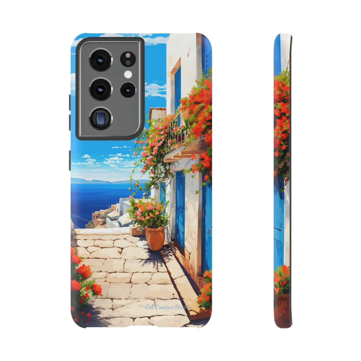 "Mediterranean Bliss Horizon" -Tough Samsung Phone Cases