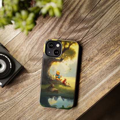 Introducing the "Winnie-The-Pooh Storytime" Cell Phone Case – A Nostalgic Journey with Friends -Tough Phone Cases