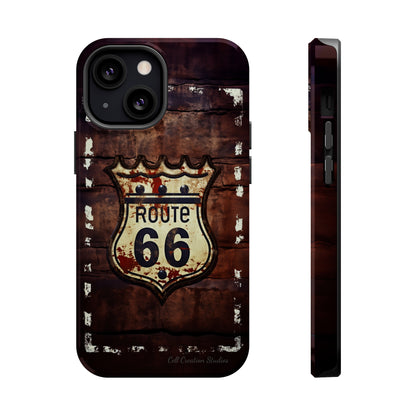 "Retro Route 66" Phone Case -MagSafe Tough Cases