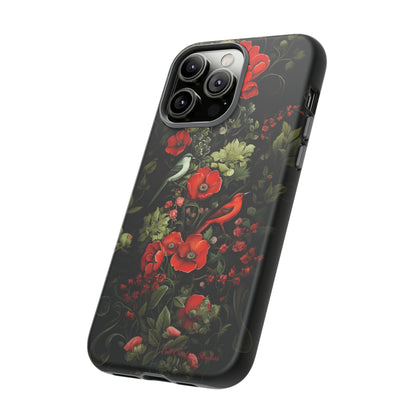 "Floral Serenade Elegance" -Tough iPhone Cases