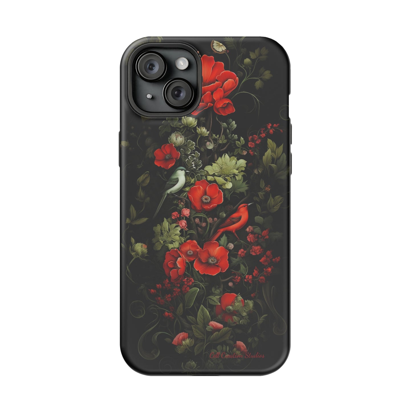 "Floral Serenade Elegance" -MagSafe Tough iPhone Cases