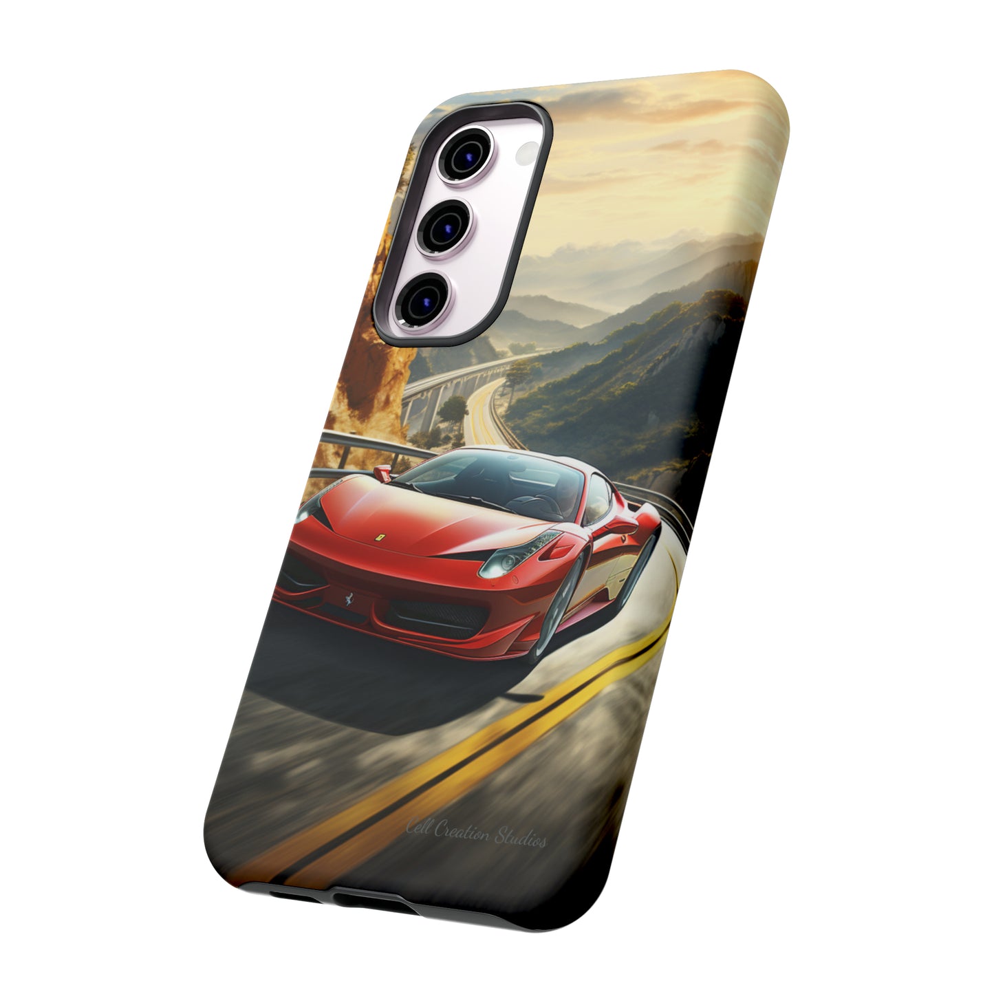 "Mountain Majesty Ferrari Edition" -Tough Samsung Phone Cases