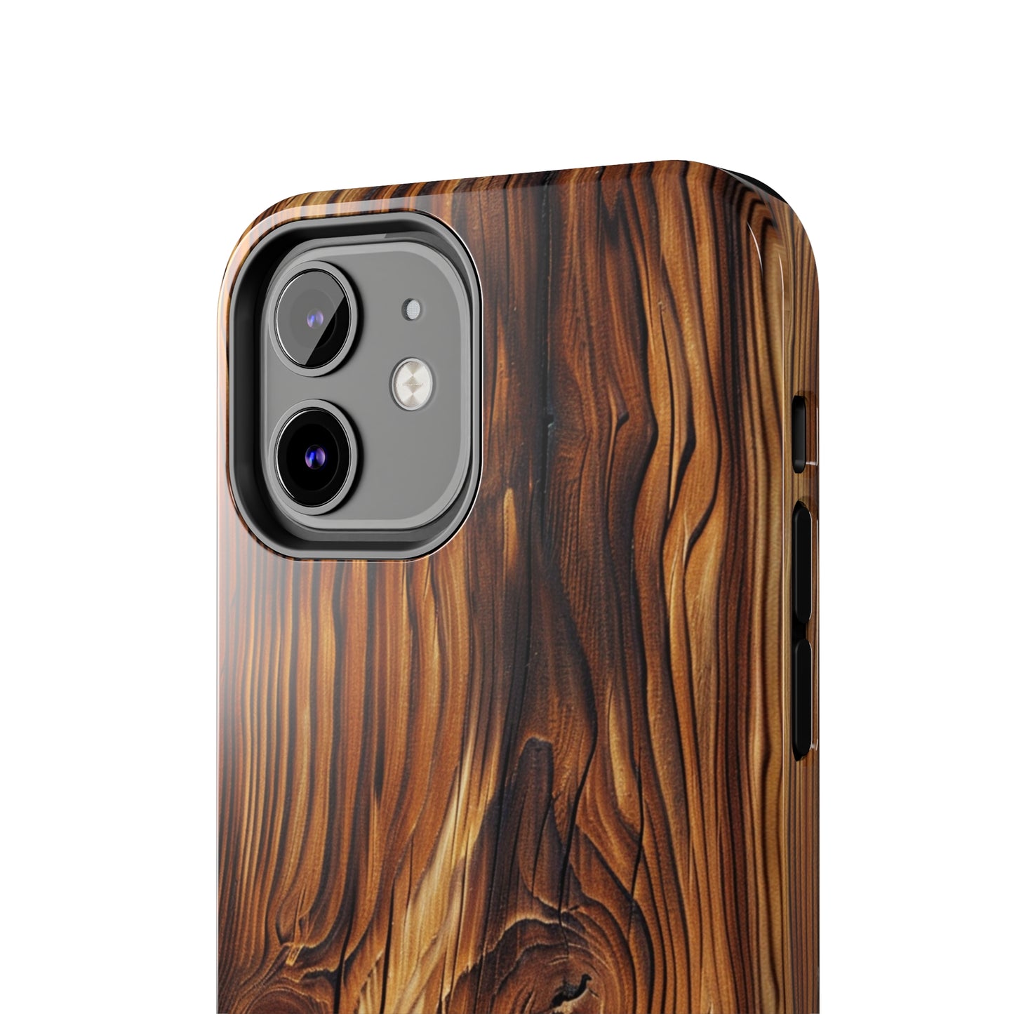 "Wood Grain Elegance" -Tough iPhone Cases