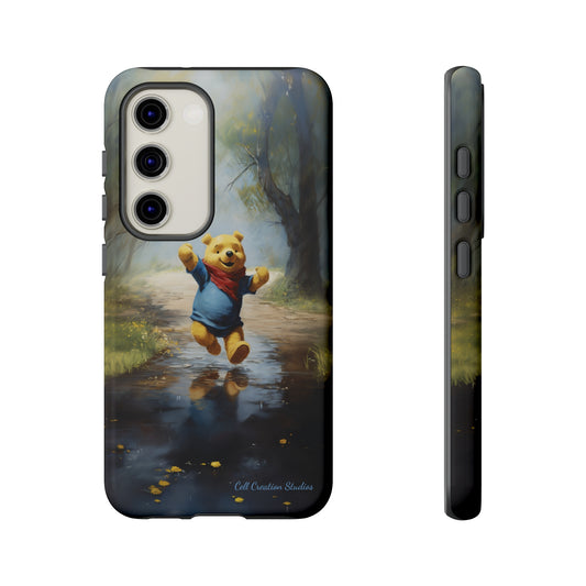 Introducing the "Winnie-The-Pooh Puddle Splash" Cell Phone Case – A Splash of Nostalgic Fun -Tough Cases