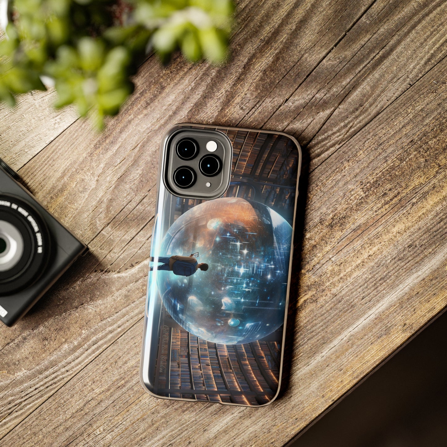 Introducing the "Library Luminary" Cell Phone Case – Where Knowledge Meets Mystery -Tough Phone Cases