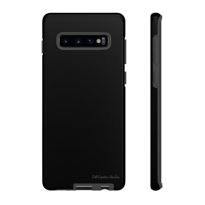 "Stealth Black Defender" -Tough Samsung Phone Cases