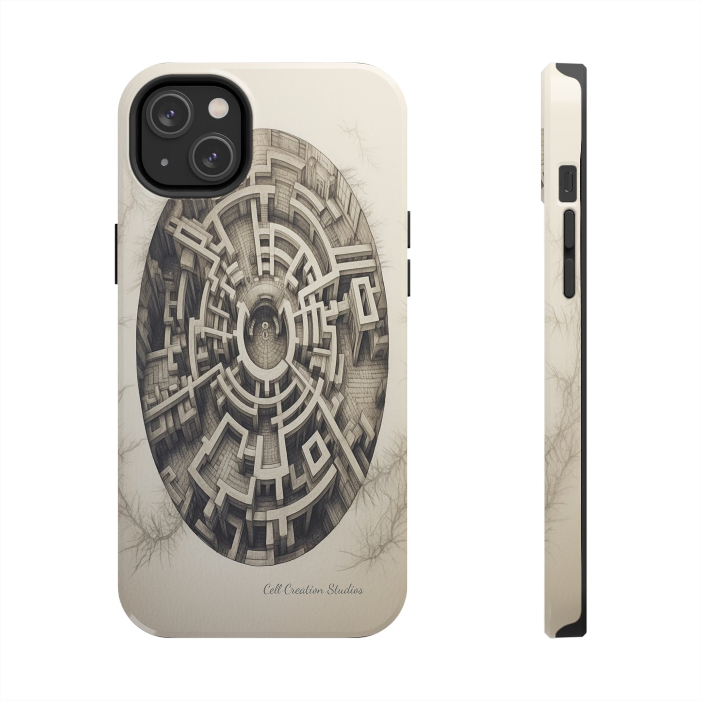 "Discover the Mystery: Maze-Inspired Cell Phone Case" -Tough Phone Cases