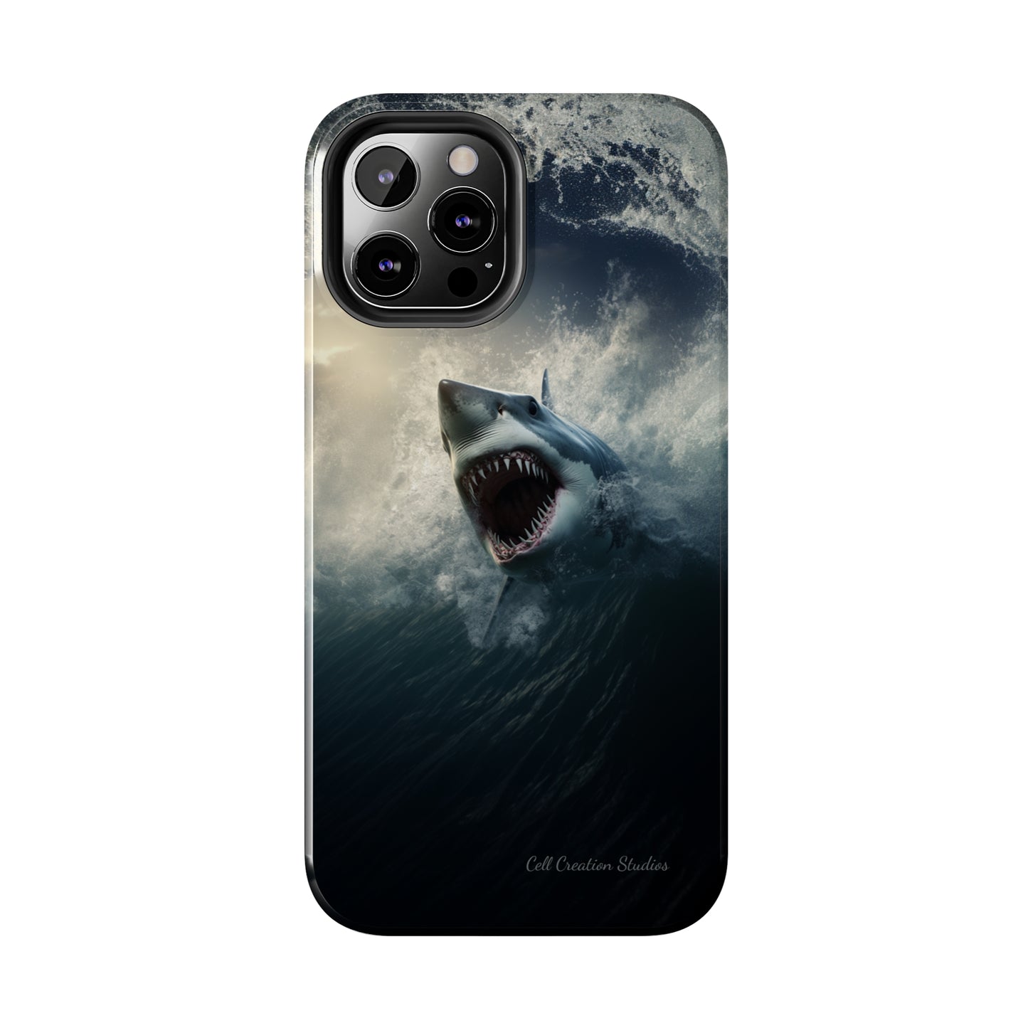 The "Ocean King Great White Shark" Phone Case -Tough Phone Cases