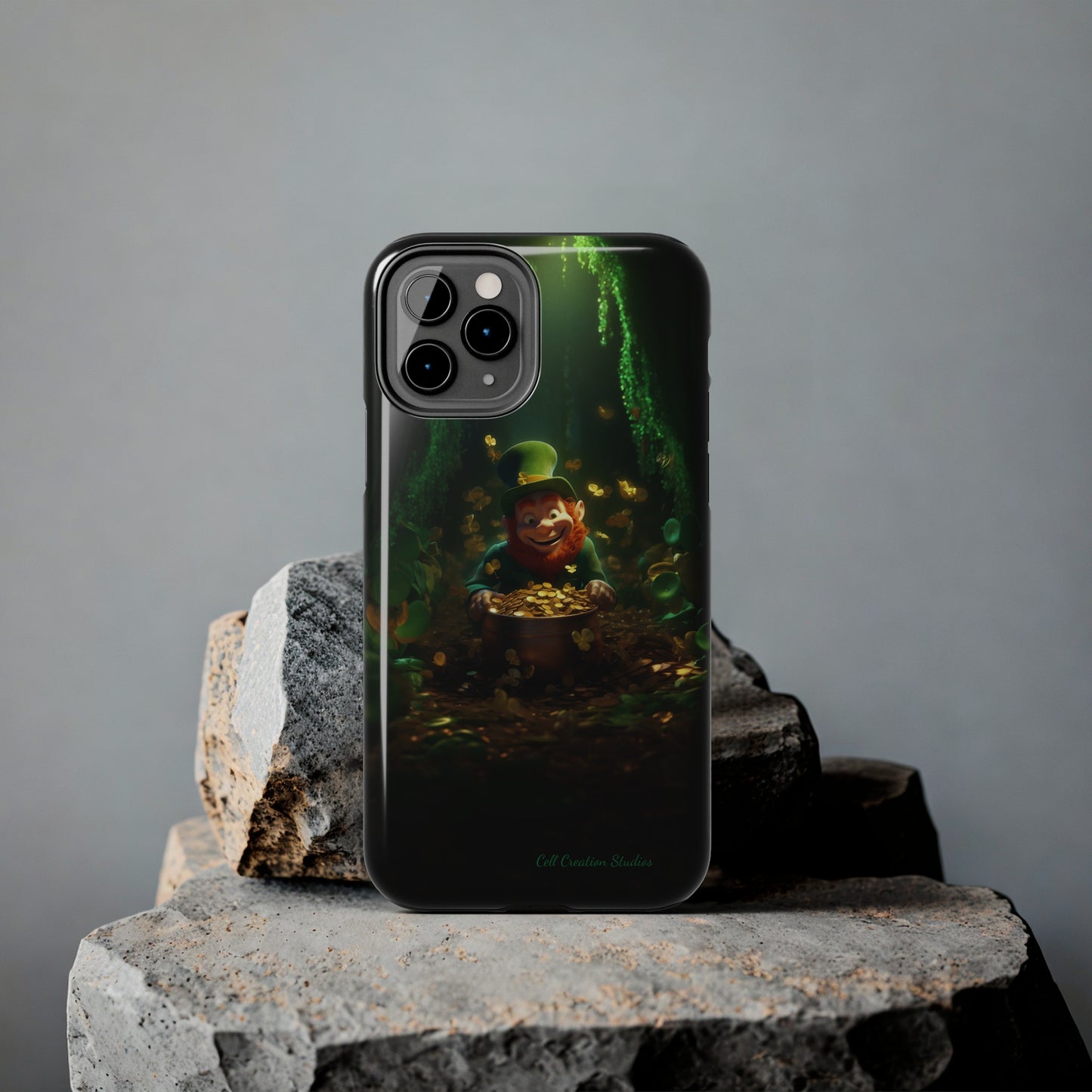 Introducing the "Leprechaun's Pot of Gold" Cell Phone Case – A Touch of Irish Charm -Tough Phone Cases