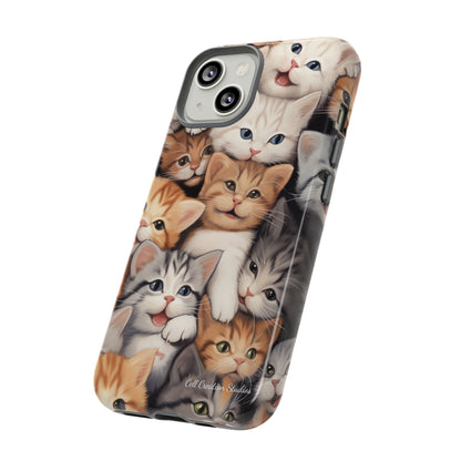 "Kitten Cuddle Haven" Phone Case -Tough Cases