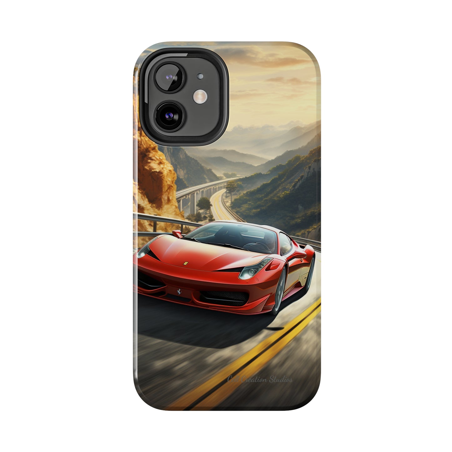 "Mountain Majesty Ferrari Edition" -Tough iPhone Cases