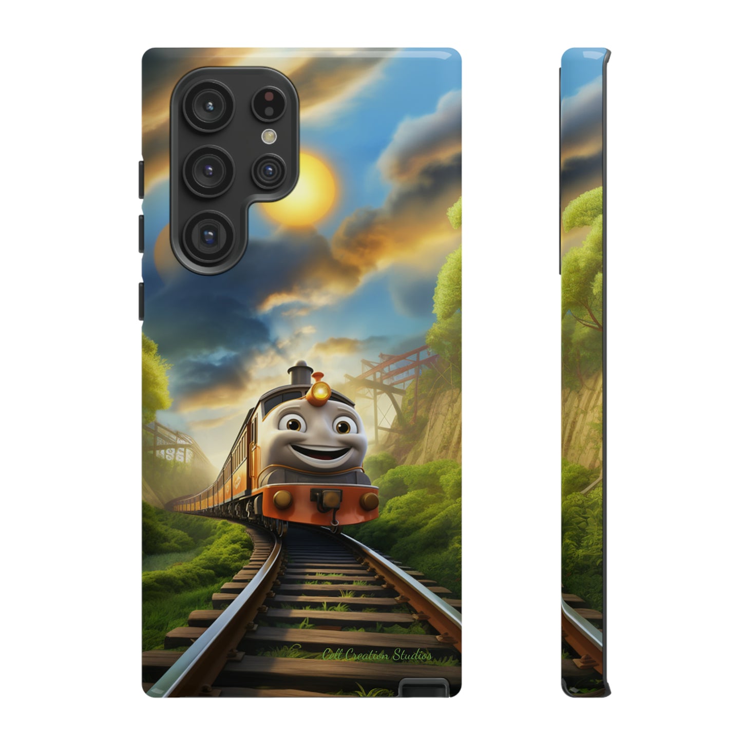 The "Smiling Express Train" Phone Case -Tough Cases