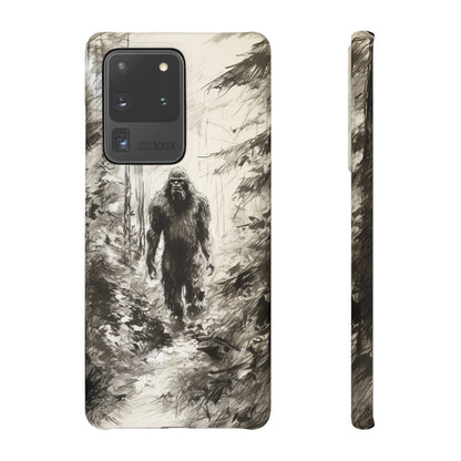 "Bigfoot in the Wilderness" Cell Phone Case – Encounter Bigfoot's Mystery -Snap Cases