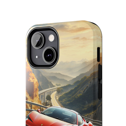 "Mountain Majesty Ferrari Edition" -Tough iPhone Cases