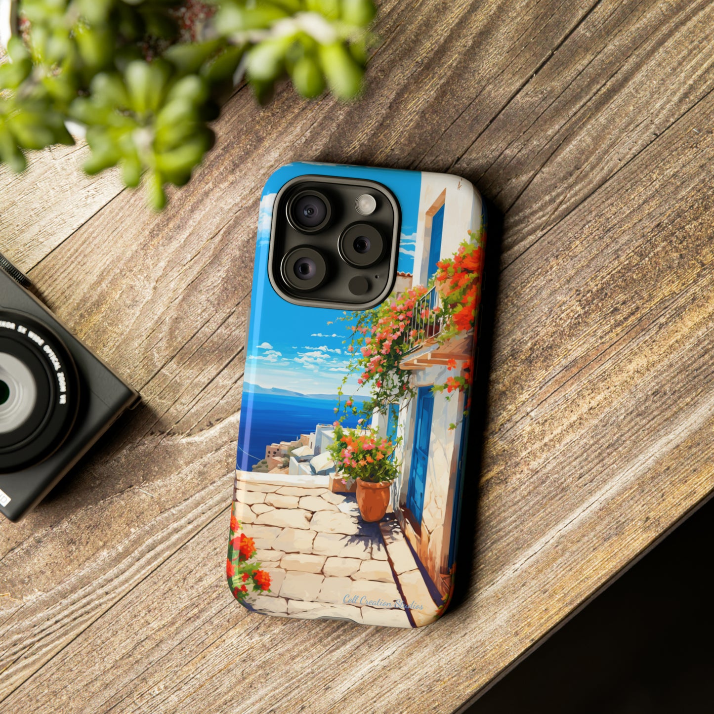 "Mediterranean Bliss Horizon" -Tough iPhone Cases