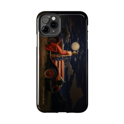 Introducing the "Desert Dreamer - 1920s Americana" Cell Phone Case – Embrace Nostalgic Elegance with Vintage Desert Charm -Tough Phone Cases