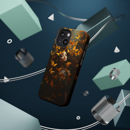 Introducing the "Butterfly Embrace" Cell Phone Case – A Fusion of Beauty and Grace -MagSafe Tough Cases