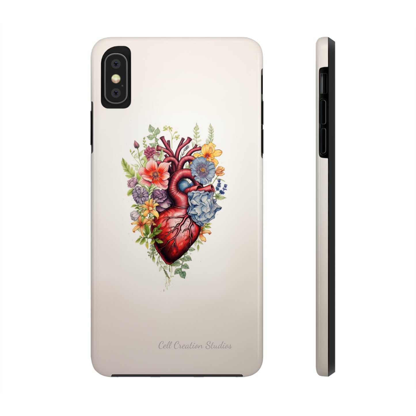 "Blooming Hearts" -Tough iPhone Cases