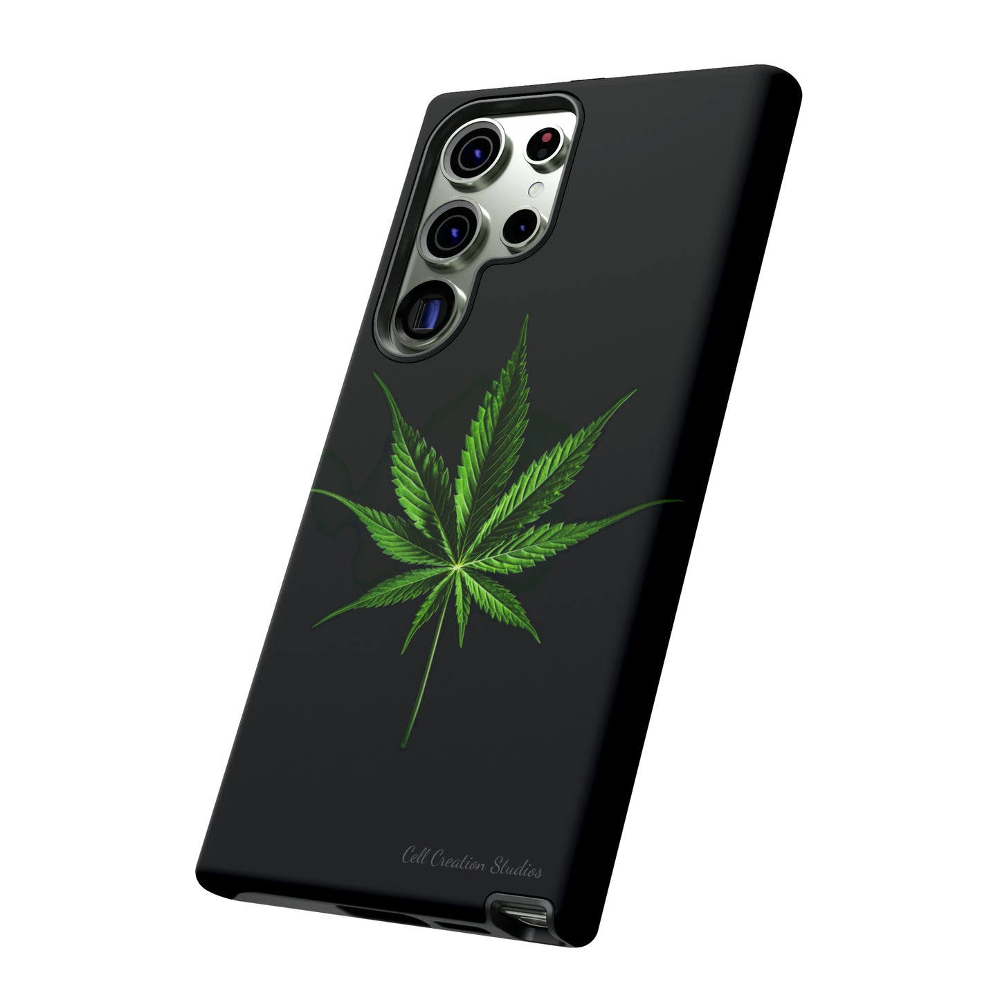 "Cannabis Chic" Marijuana Leaf Phone Case -Tough Cases