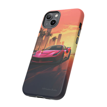 "Sunset Boulevard Ferrari Edition" -Tough iPhone Cases