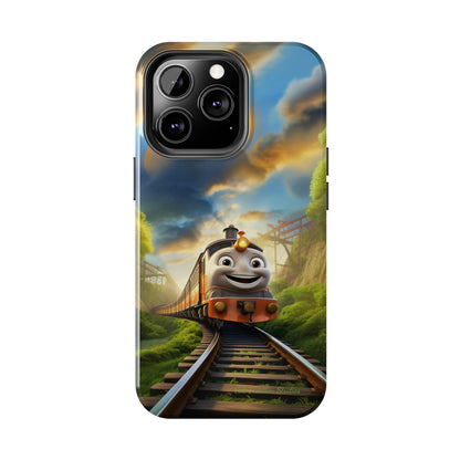 The "Smiling Express Train" Phone Case -Tough Phone Cases