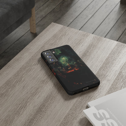 Introducing the "Ghoulish Gala" Cell Phone Case – Dracula's Halloween Soiree -Tough Cases