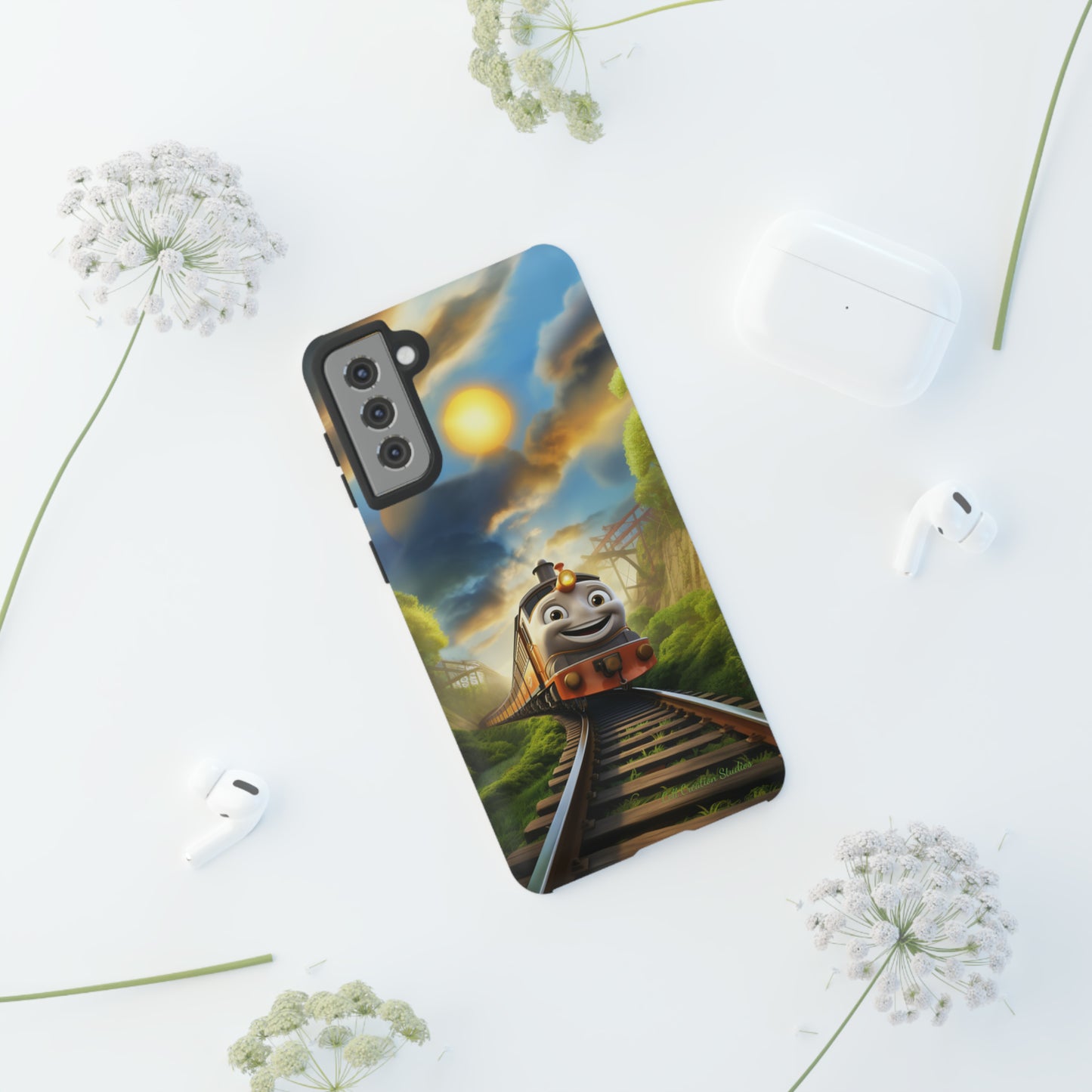 The "Smiling Express Train" Phone Case -Tough Cases