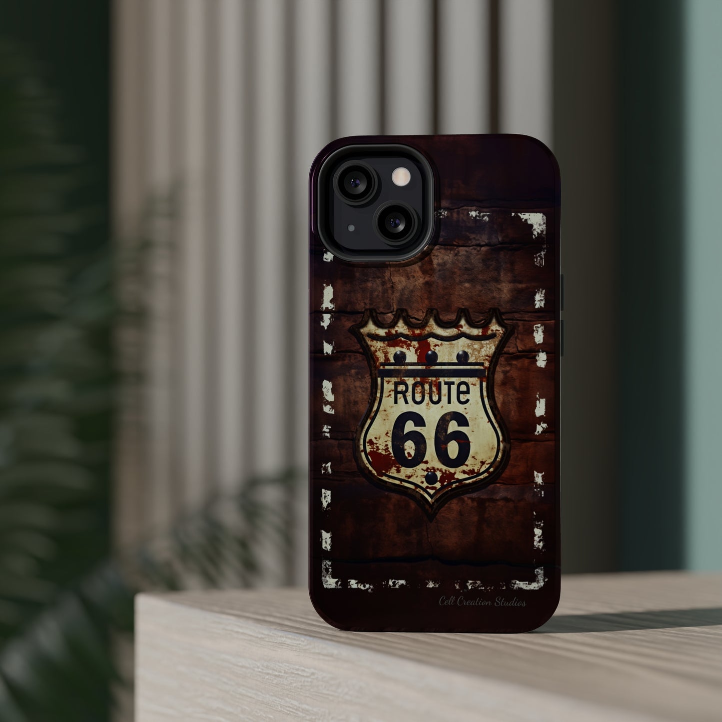 "Retro Route 66" Phone Case -MagSafe Tough Cases