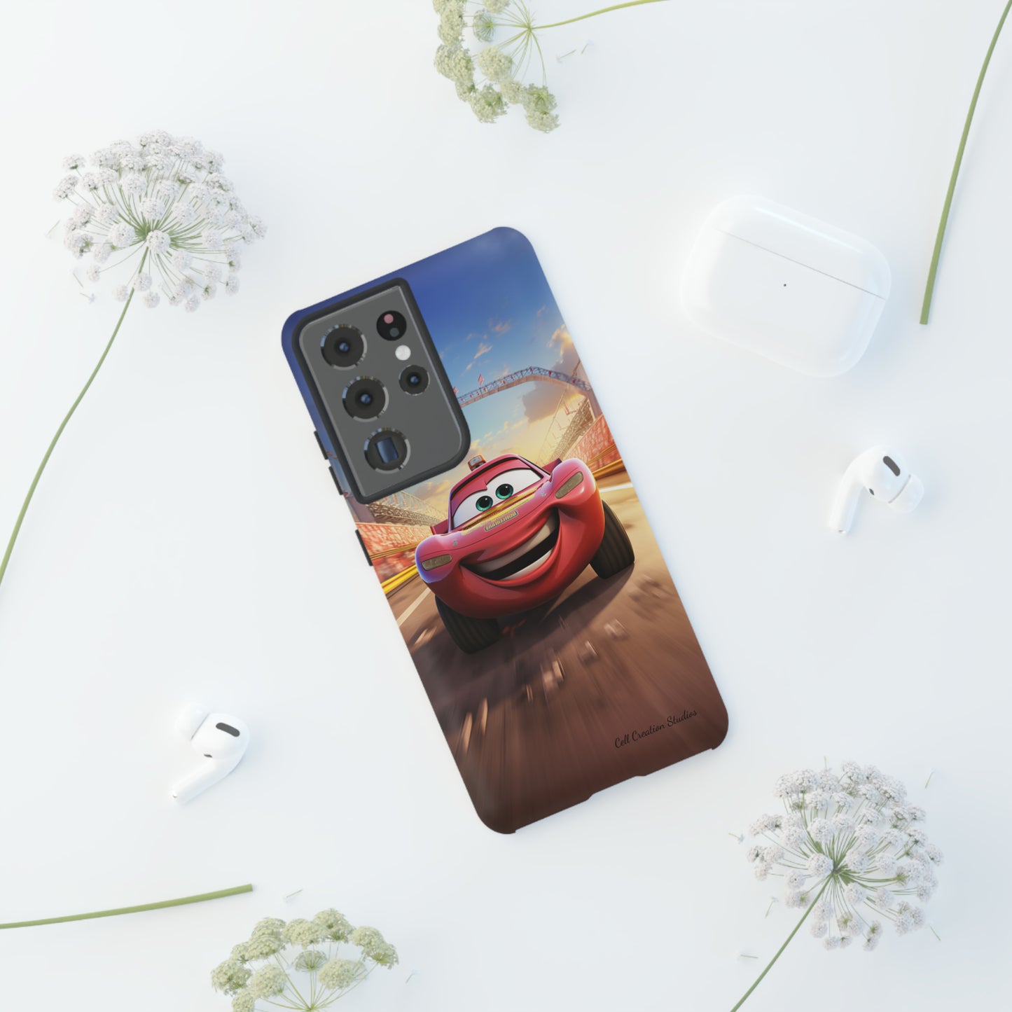The "Smiling Red Racer" Phone Case -Tough Cases