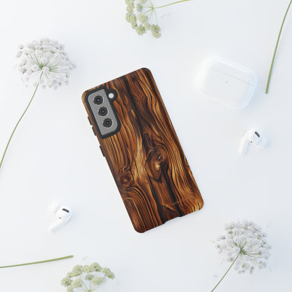 "Wood Grain Elegance" Tough Samsung Galaxy Cases