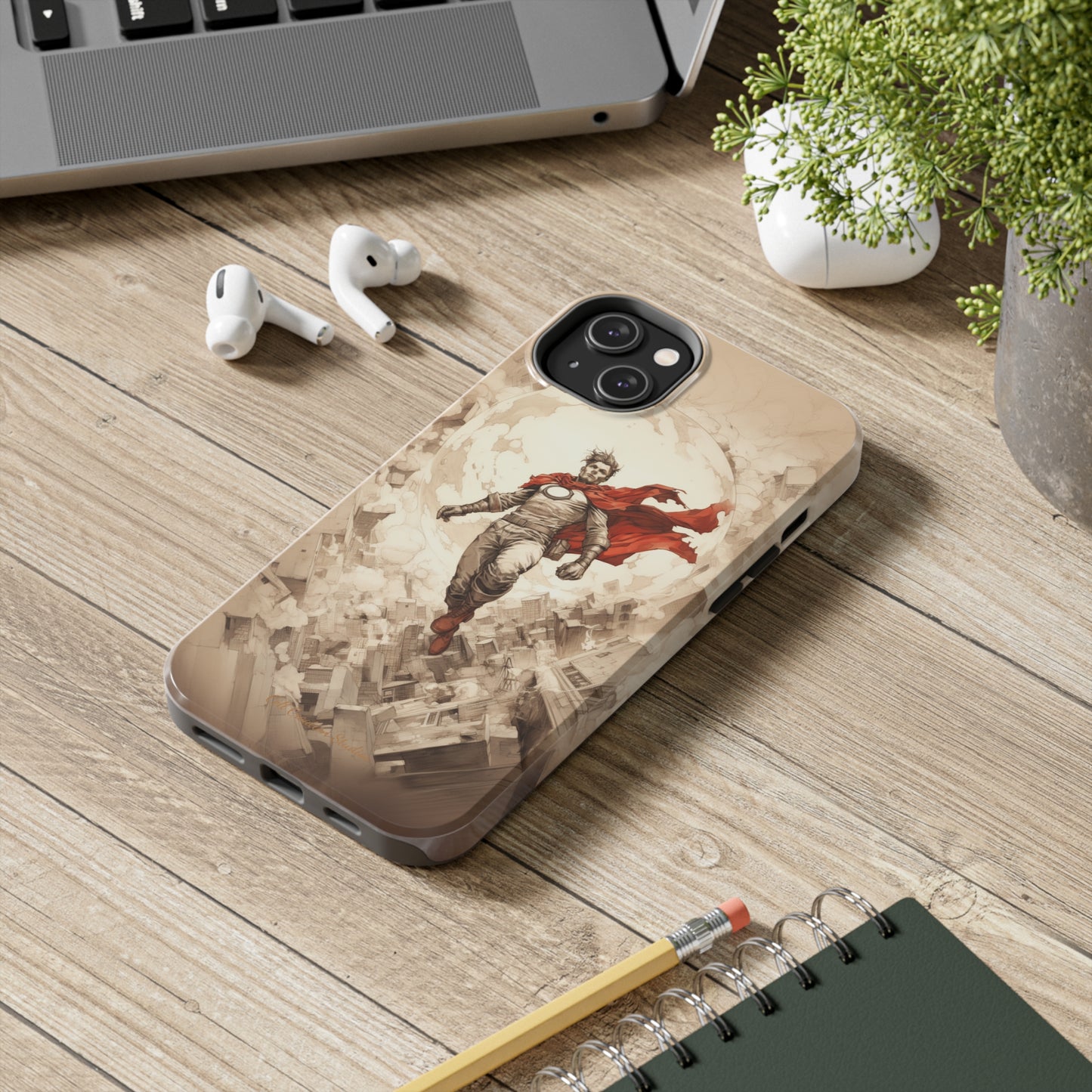 Introducing the "Heroic Guardian" Cell Phone Case – Unleash Your Inner Superhero with Captivating Design -Tough Phone Cases