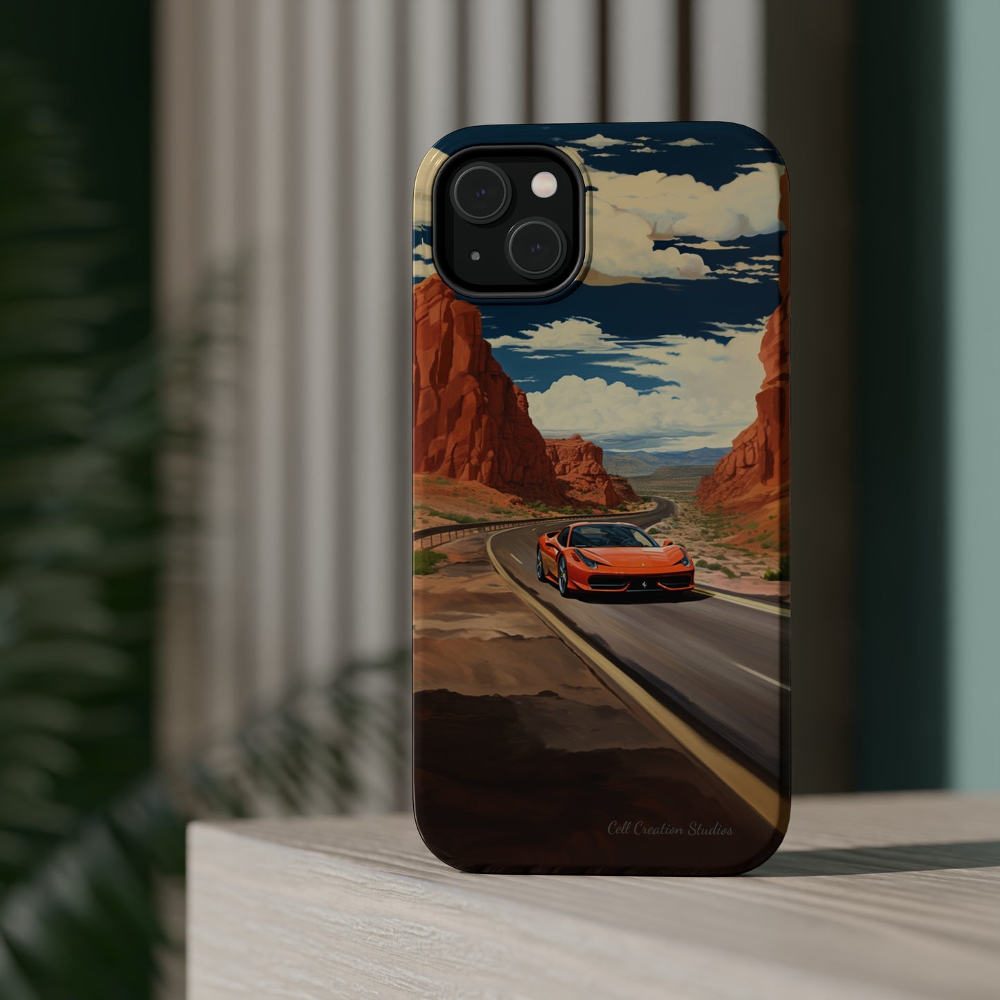 "Desert Racer Ferrari Edition" -MagSafe Tough iPhone Cases