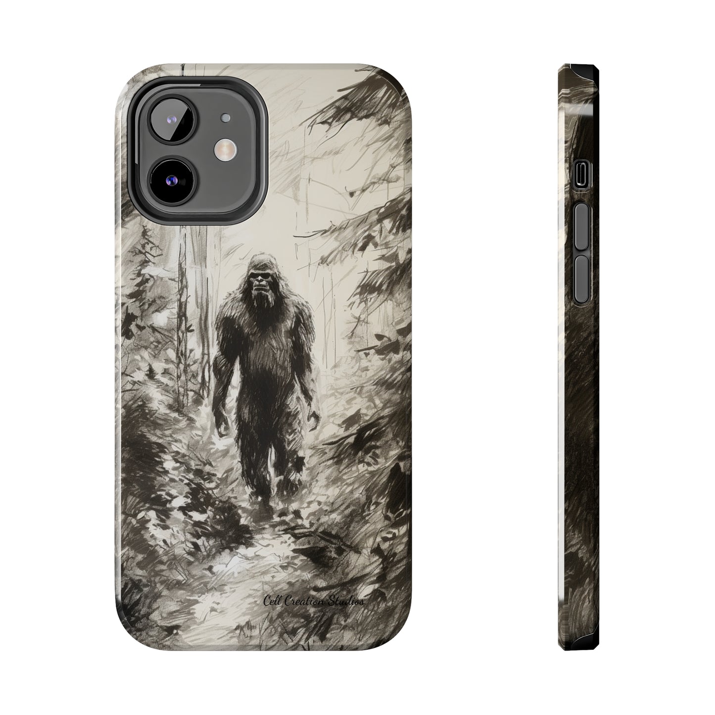 "Bigfoot in the Wilderness" Cell Phone Case – Encounter Bigfoot's Mystery -Tough Phone Cases