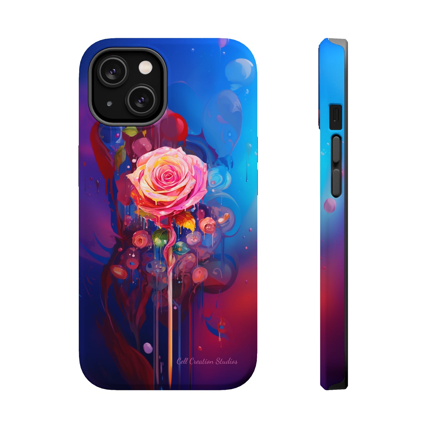 "Dreamy Rose Bloom Fantasy" -MagSafe Tough iPhone Cases