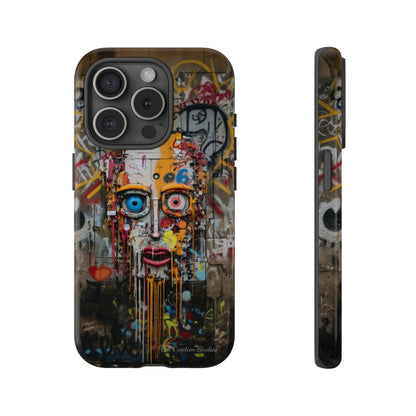 "Urban Graffiti Face" -Tough Phone Cases