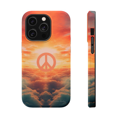 Introducing the "Sky Peace" Cell Phone Case – Carry Tranquility in Your Pocket -MagSafe Tough Cases