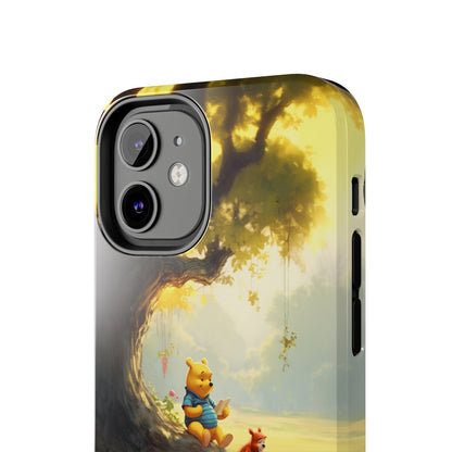 Introducing the "Winnie-The-Pooh Storytime" Cell Phone Case – A Nostalgic Journey with Friends -Tough Phone Cases