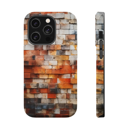 Introducing our "Urban Brickwork" Cell Phone Case – the perfect fusion of style and protection for your device -MagSafe Tough Cases