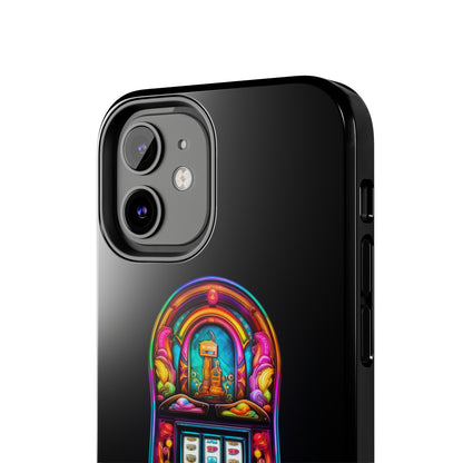 Introducing the "Vibrant Slot Frenzy" Cell Phone Case – Experience the Thrill of Colors and Luck -Tough Phone Cases