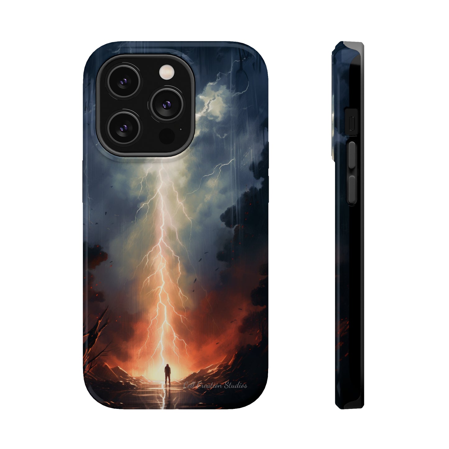 Introducing the "Thunderstrike" Cell Phone Case – Feel the Pulse of the Storm -MagSafe Tough Cases