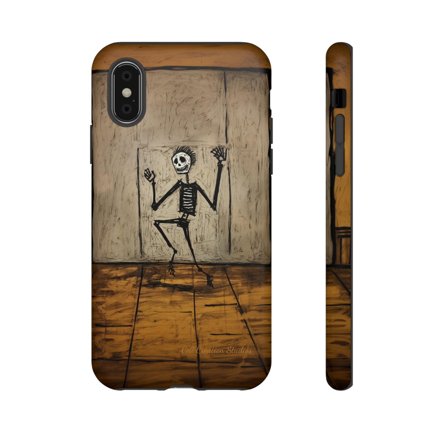 "Groovy Bones Skeleton" -Tough iPhone Cases