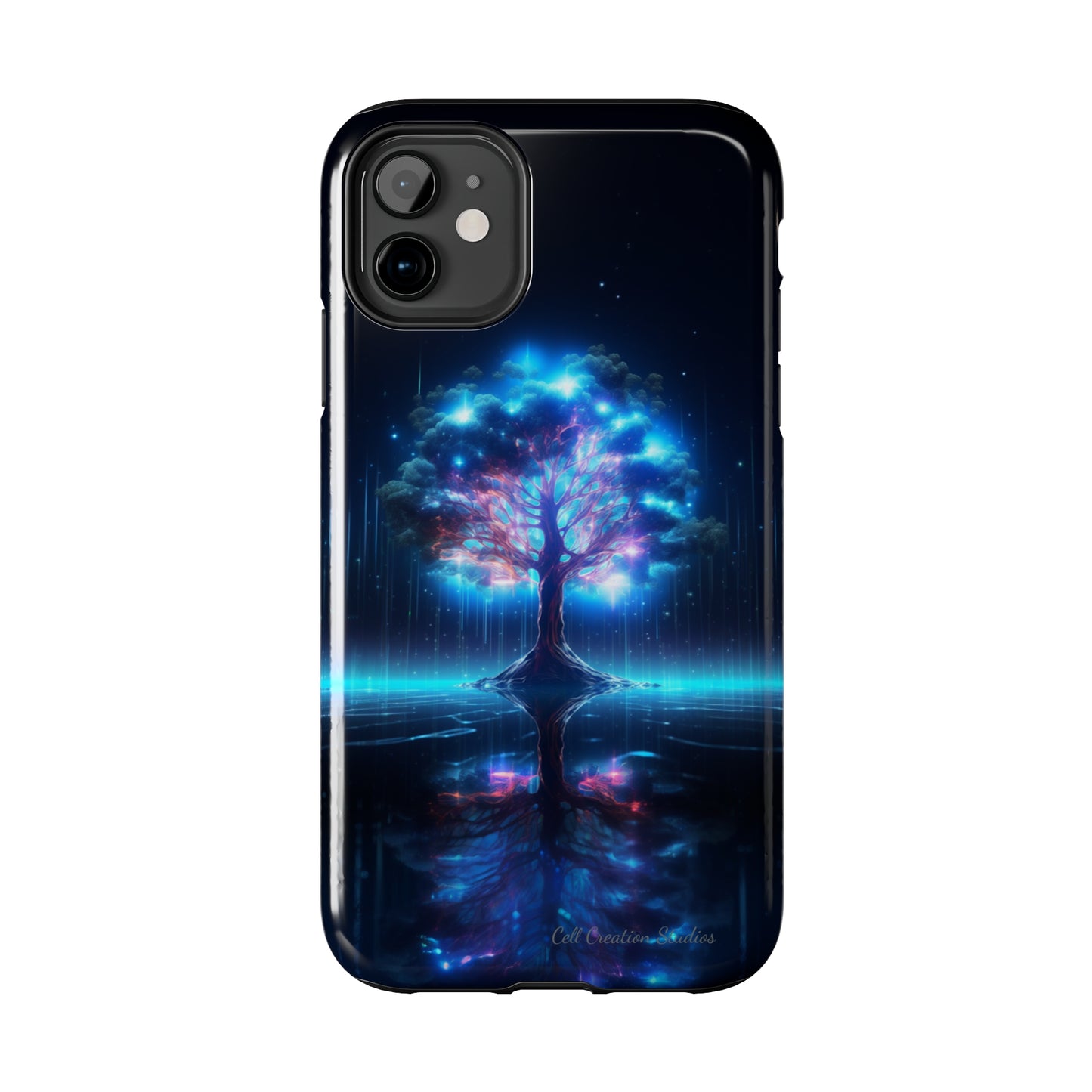 Introducing the "Luminous Tree" Cell Phone Case – Illuminate Your Style with Nature's Glow -Tough Phone Cases