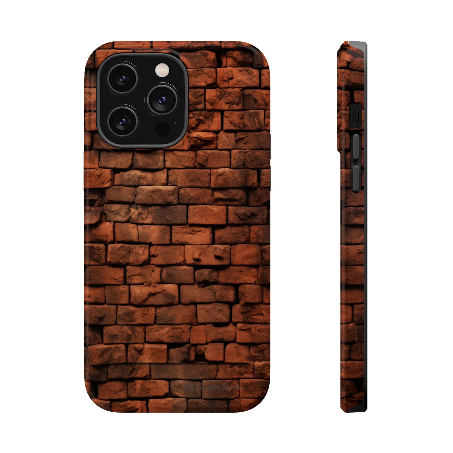 Introducing our "Urban Brick Wall" Cell Phone Case – the perfect blend of urban style and device protection -MagSafe Tough Cases