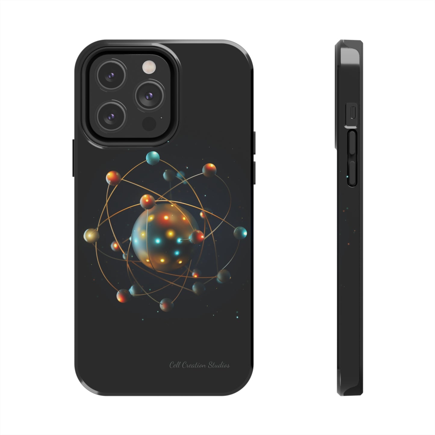 The "Atomic Elegance" Phone Case -Tough Phone Cases