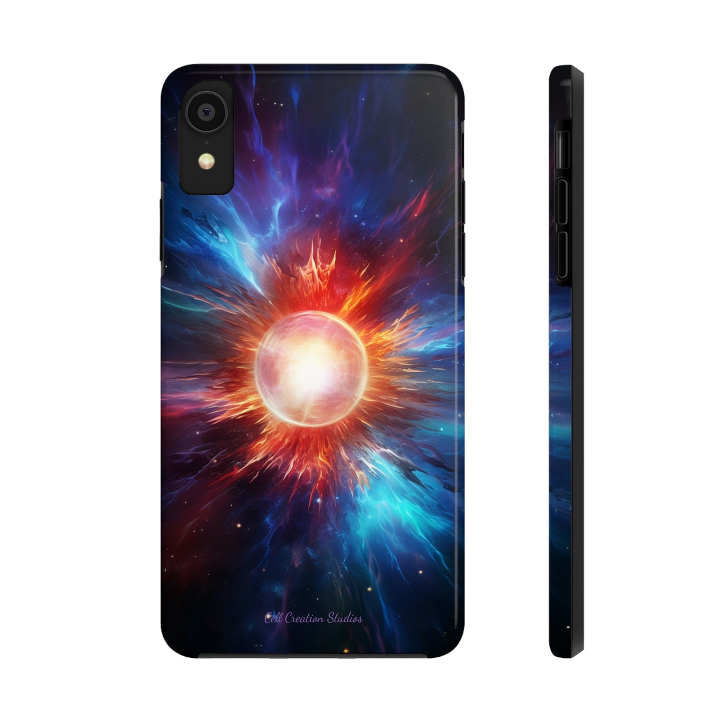 Introducing the "Stellar Cataclysm" Cell Phone Case – Capture the Cosmic Drama of a Neutron Star Explosion! -Tough Phone Cases