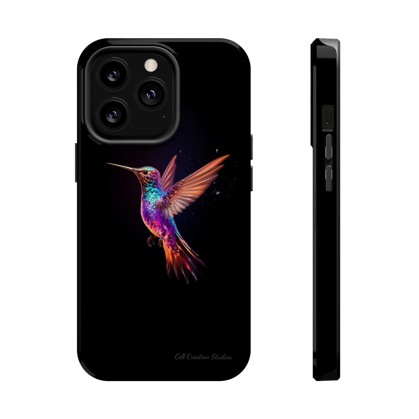 Introducing the "Enchanted Hummingbird" Cell Phone Case – Elegance Meets Nature -MagSafe Tough Cases