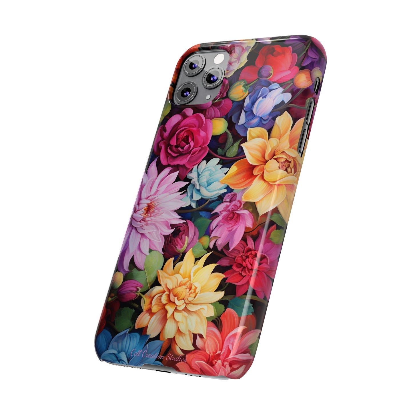 Introducing the "Blossom Beauty" Cell Phone Case – Elevate Your Style with Floral Charm -Slim Phone Cases